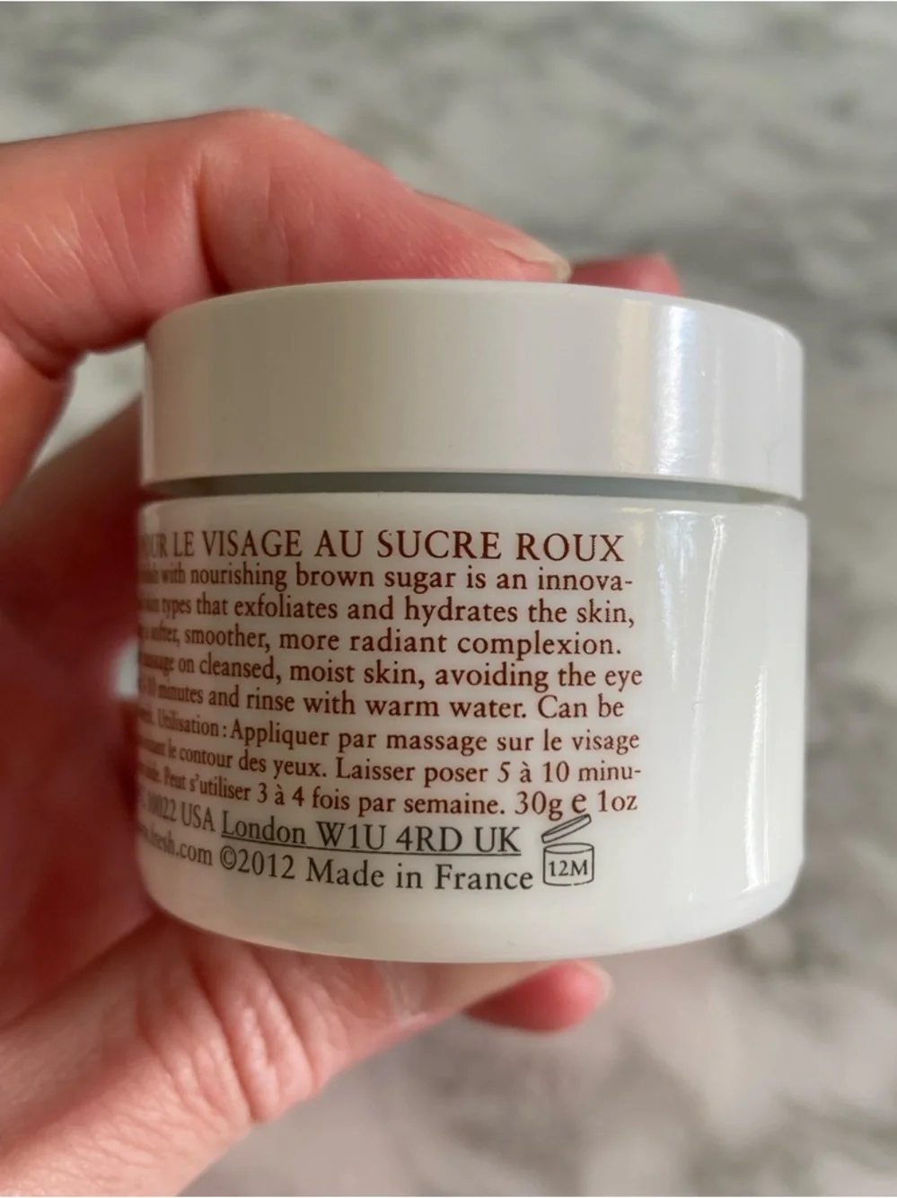 Fresh New Sugar Face Polish Exfoliant 1oz Size Unsealed